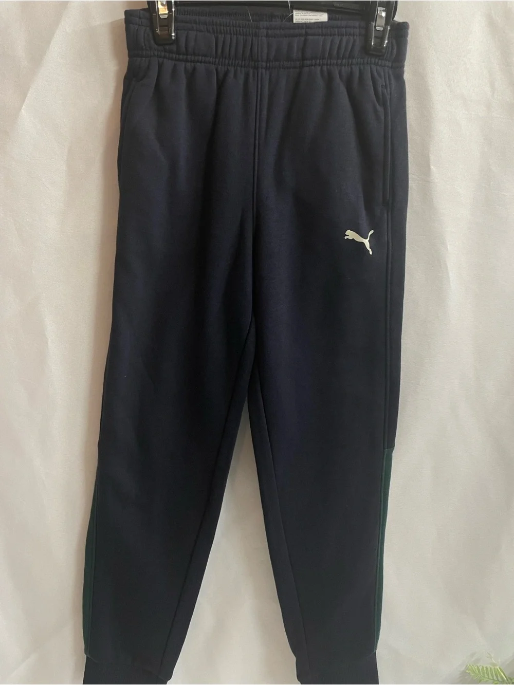 Puma Kids Navy and Green Hoodie & Jogger Set Size.  S/P - Picture 8 of 16
